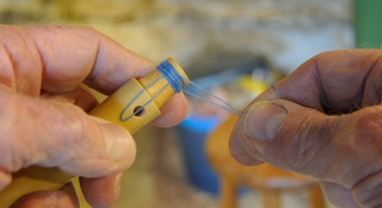 remplacing the thread joint on a flageolet